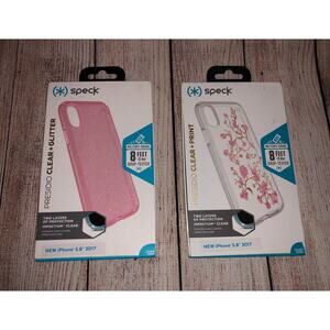 LOT OF 2 original Speck Case for Iphone X Xs Presidio Stay Presidio Pink Print